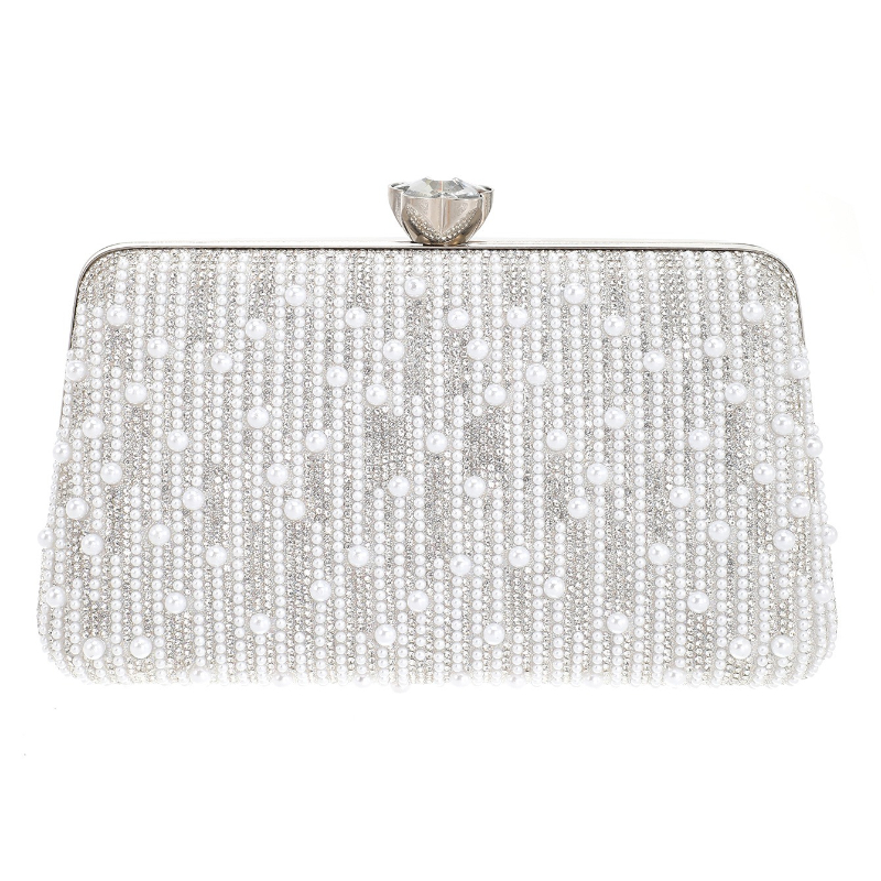 Luxury Bags Gold - Formale silberne Abendtaschen für Damen, luxuriöses