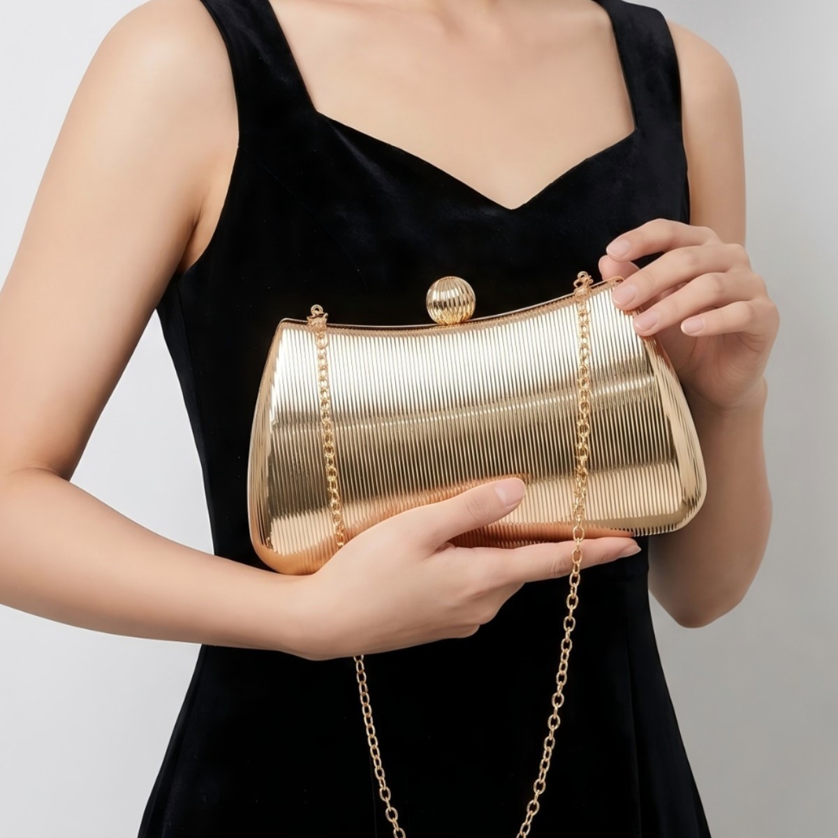 Luxury Bags Gold - Elegante Damen-Handtasche für besondere Anlässe mit