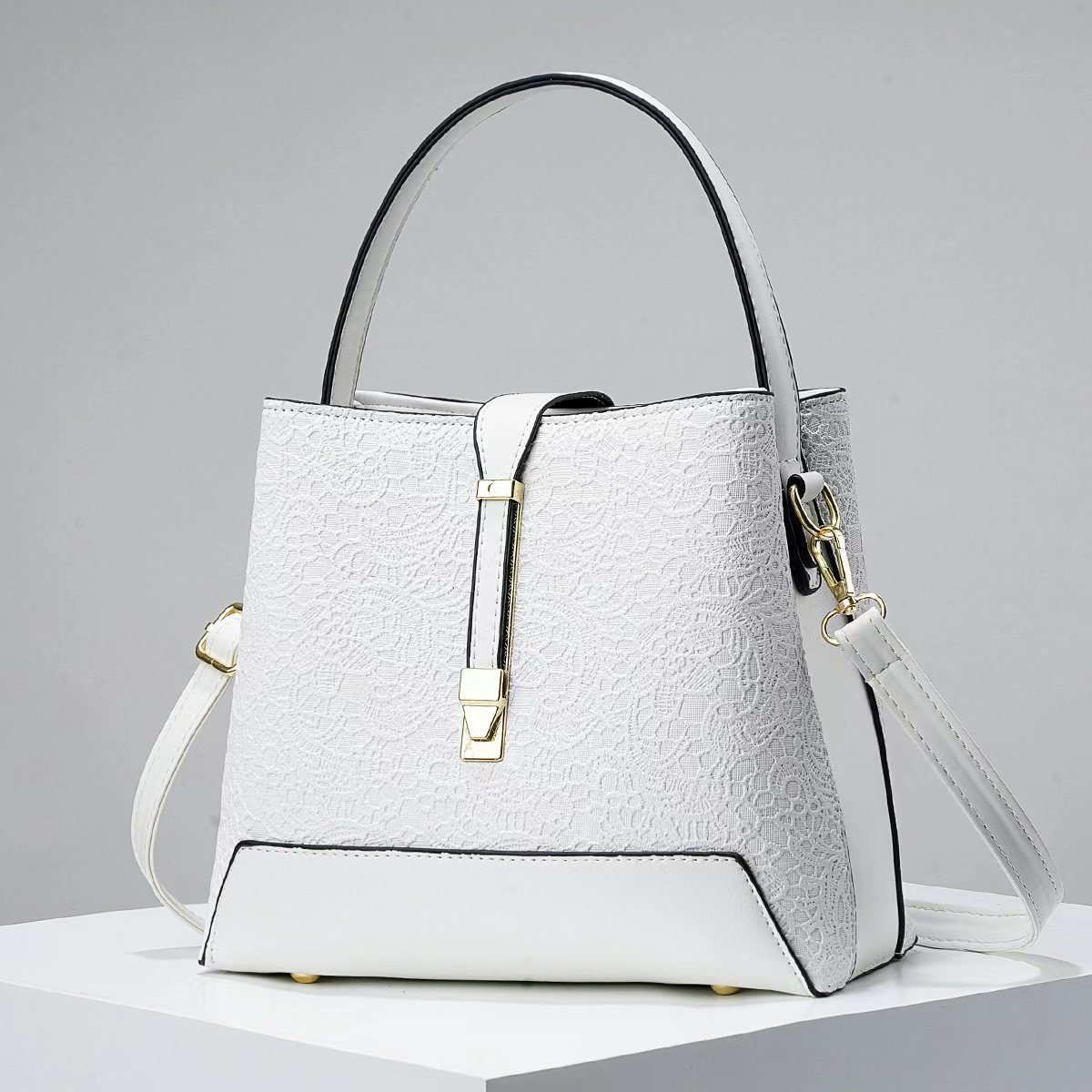 Luxury Bags Office - Neue Luxus-Einkaufstasche aus Leder, edle Handtasche,