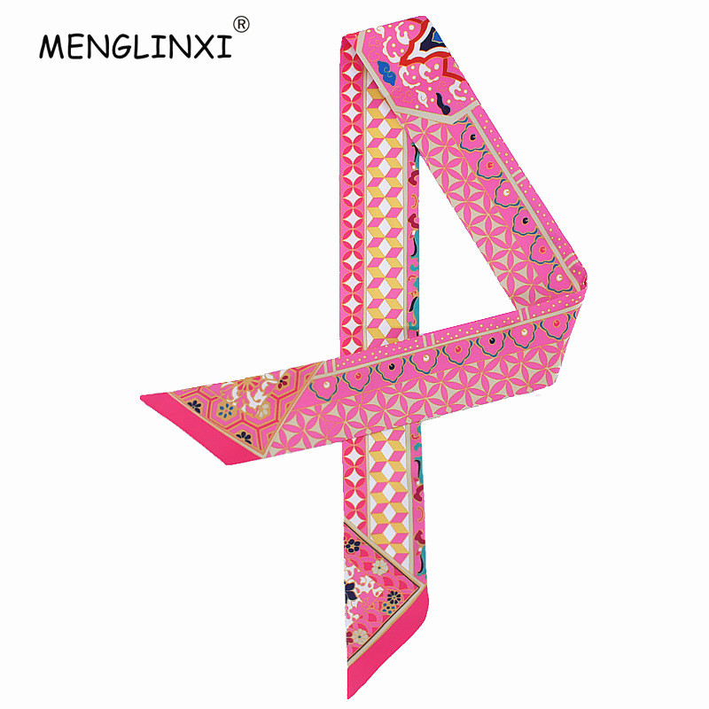 Luxury Bags Brand - Neue Geometrische Blumen Druck Silk Schal