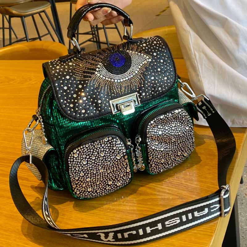 Luxury Bags Women Brands - Mode Frauen Rucksack Große Kapazität Schulter