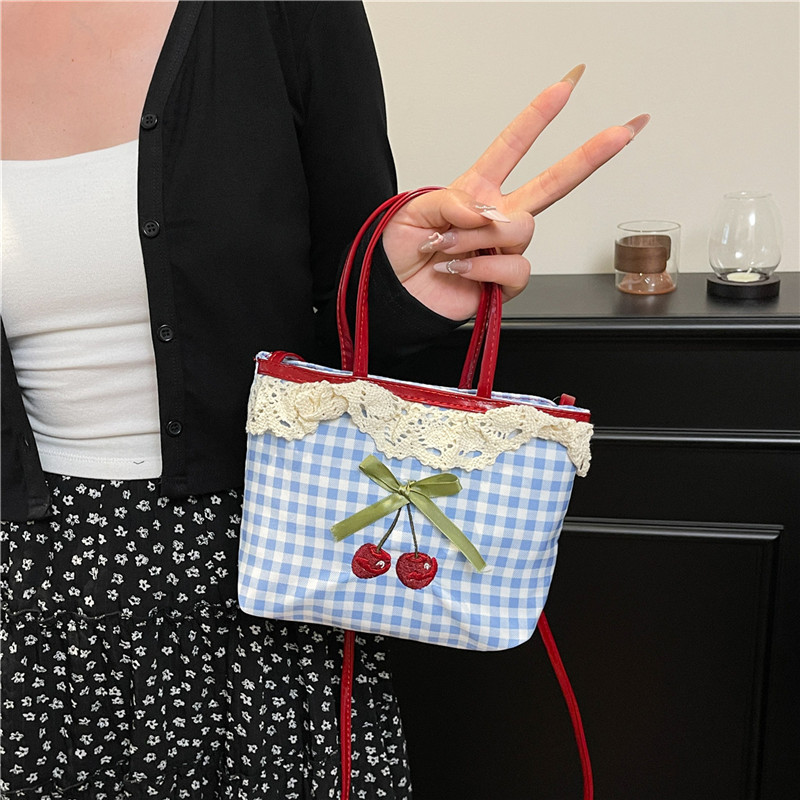 Luxury Bags Women Brands - Frauen Neue Handtasche Koreanische Karierten Polka