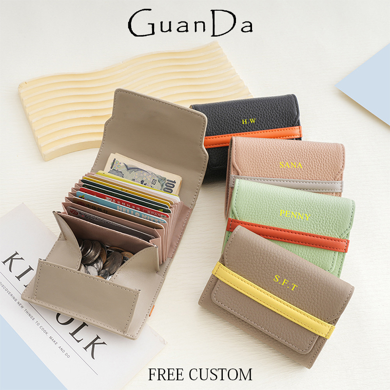 Luxury Bags Names - Luxuriöses Design, Damen-Kartenetui, individuelle Buchstaben, modisch,