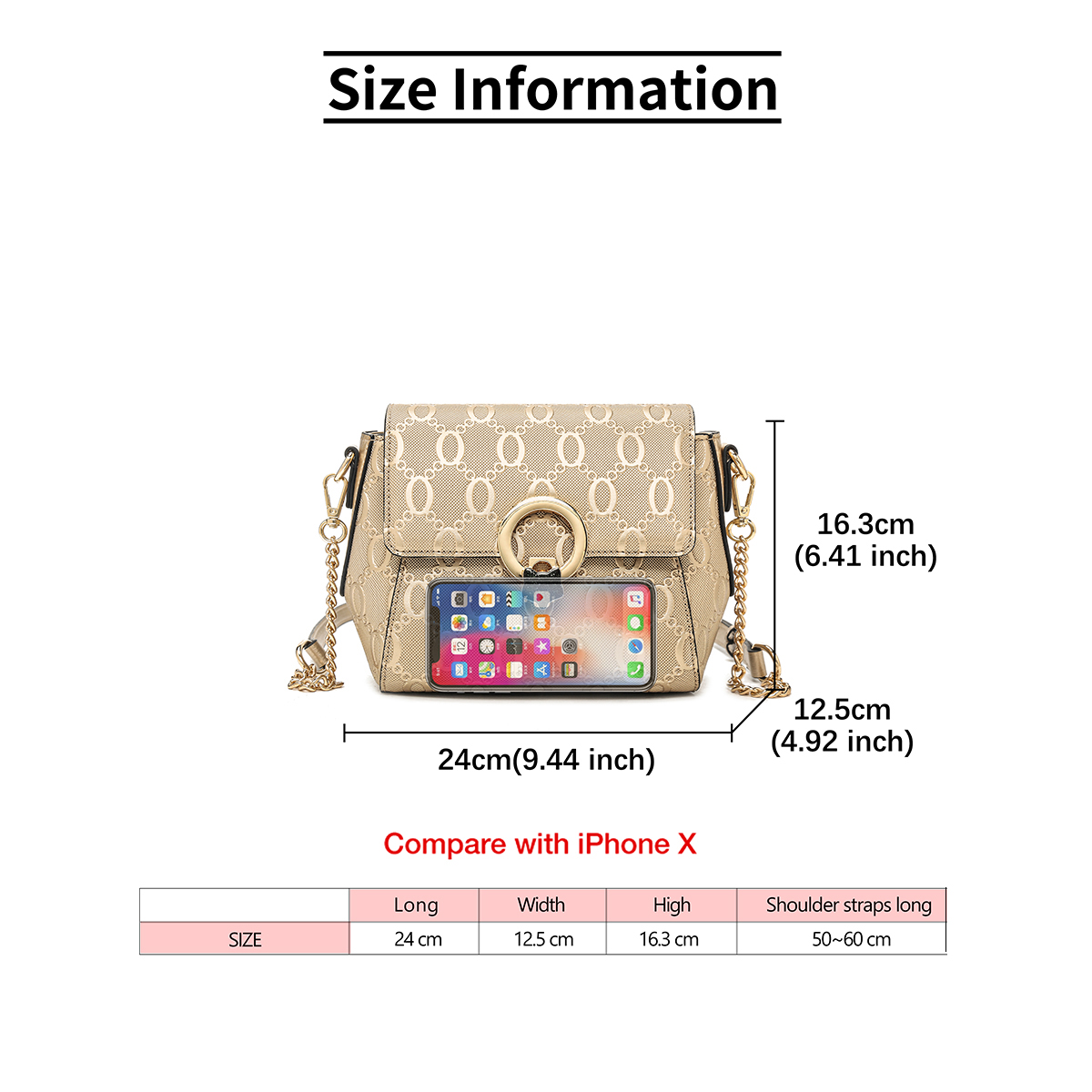 FOXER Luxusmarke Damen Schulte – Luxury Bags Gold Bewertung und Preis