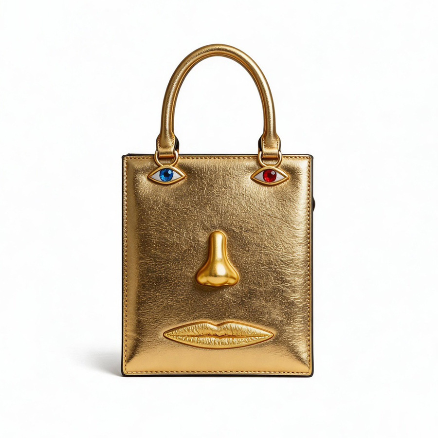 Damen-Handtasche aus Hochwerti – Luxury Bags Gold Bewertung und Preis
