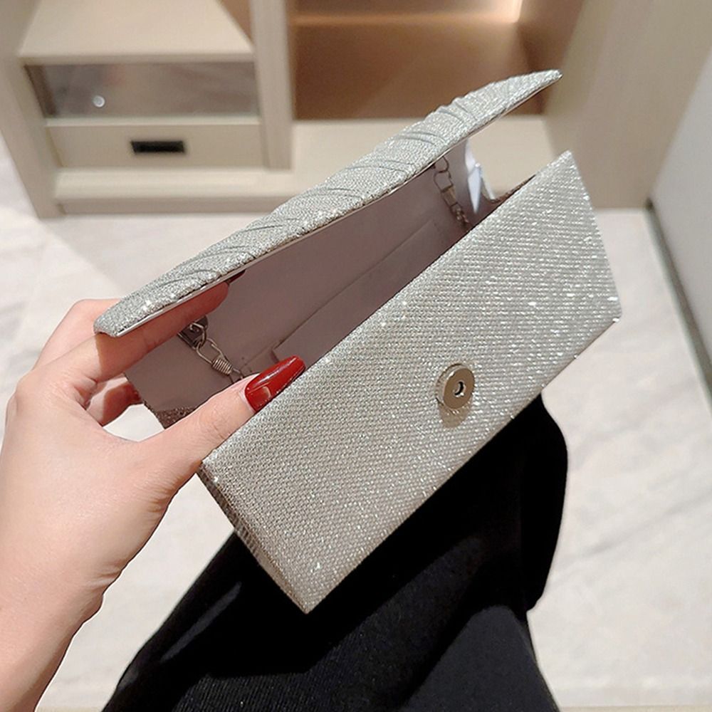 Luxuriöse Pailletten-Abendtasc – Luxury Bags Gold Bewertung und Preis
