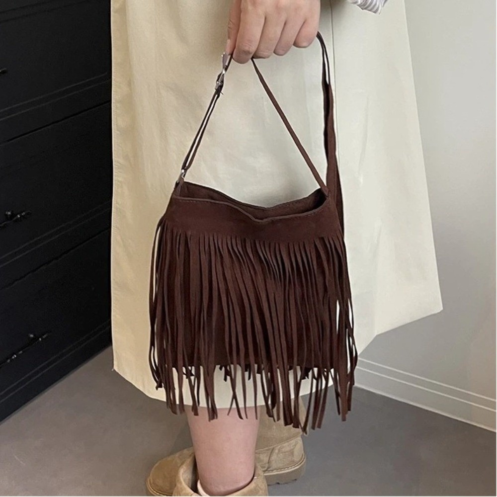 Vintage Wildleder-Umhängetasch – Bucket Bag Suede Bewertung und Preis