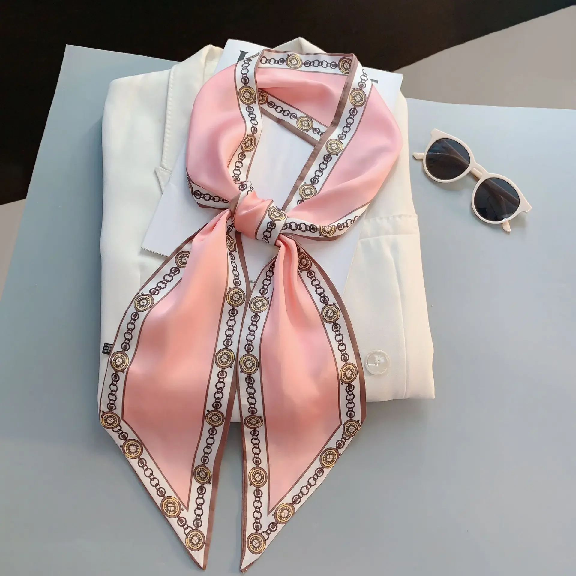 Design-Print Schmaler Schal Ka – Luxury Bags Brand Bewertung und Preis
