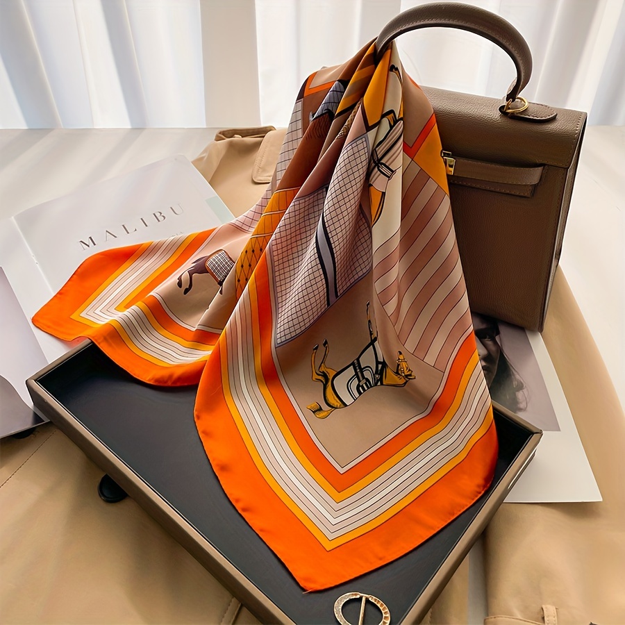 Luxus Pferd Muster Seide quadr – Luxury Bags Office Bewertung und Preis