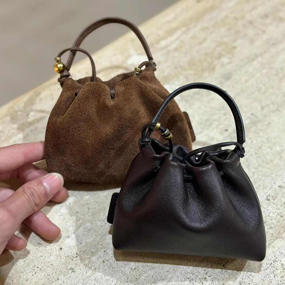 Chinesische Retro-Mini-Umhänge – Bucket Bag Suede Bewertung und Preis