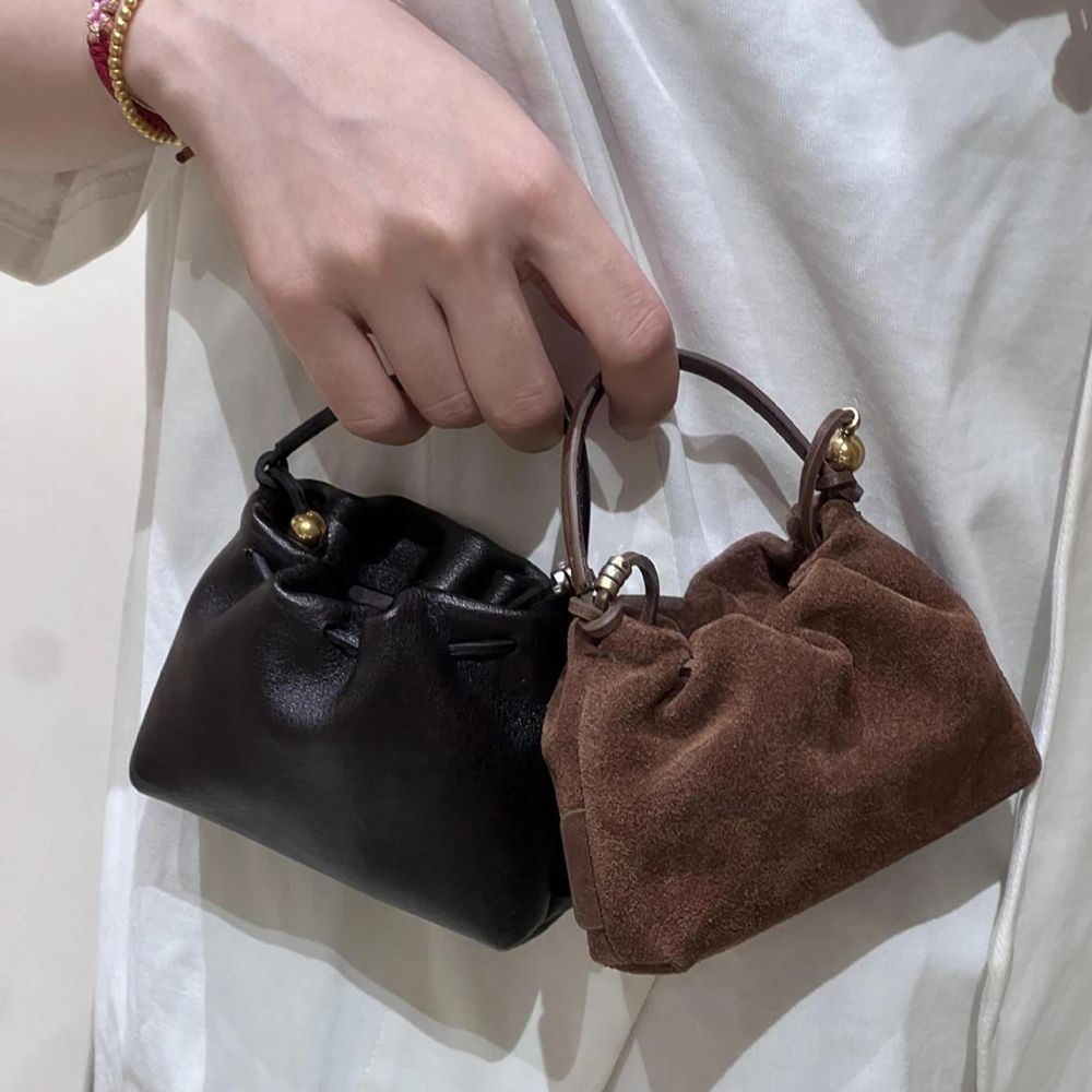 Chinesische Retro-Mini-Umhänge – Bucket Bag Suede Bewertung und Preis