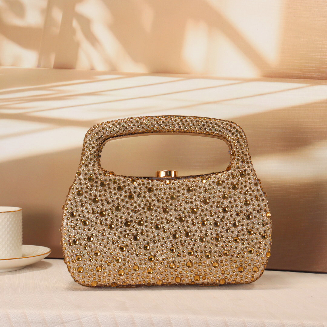 Goldglitzernde Luxus-Abendtasc – Luxury Bags Gold Bewertung und Preis