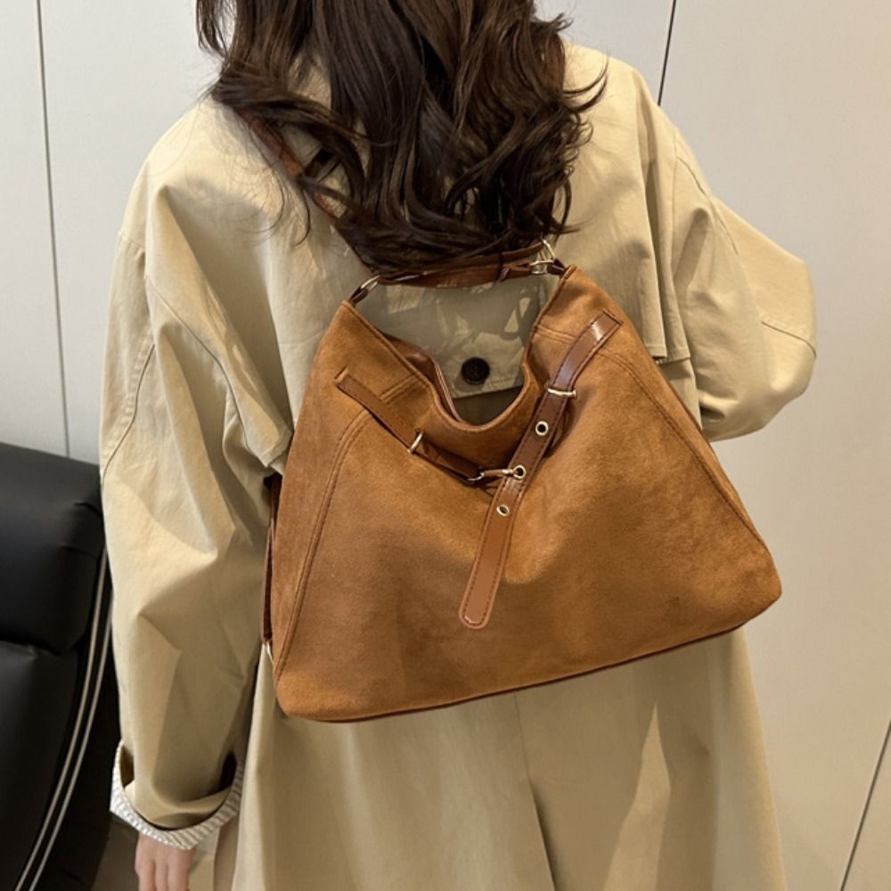 Trendige Große Wildleder-Trage – Bucket Bag Suede Bewertung und Preis