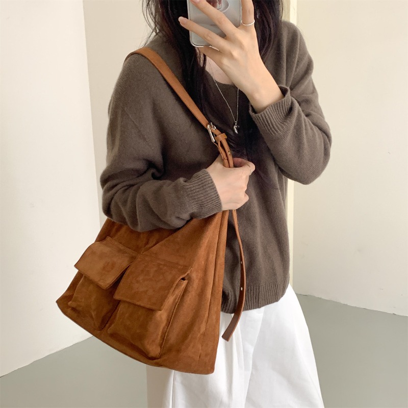 Neue Mattierte Kunstwildleder- – Bucket Bag Suede Bewertung und Preis