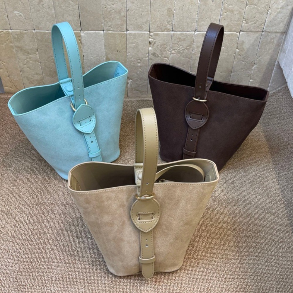Wildleder-Beuteltasche, Hochwe – Bucket Bag Suede Bewertung und Preis